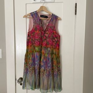 Opening Ceremony Silk Garden Dress